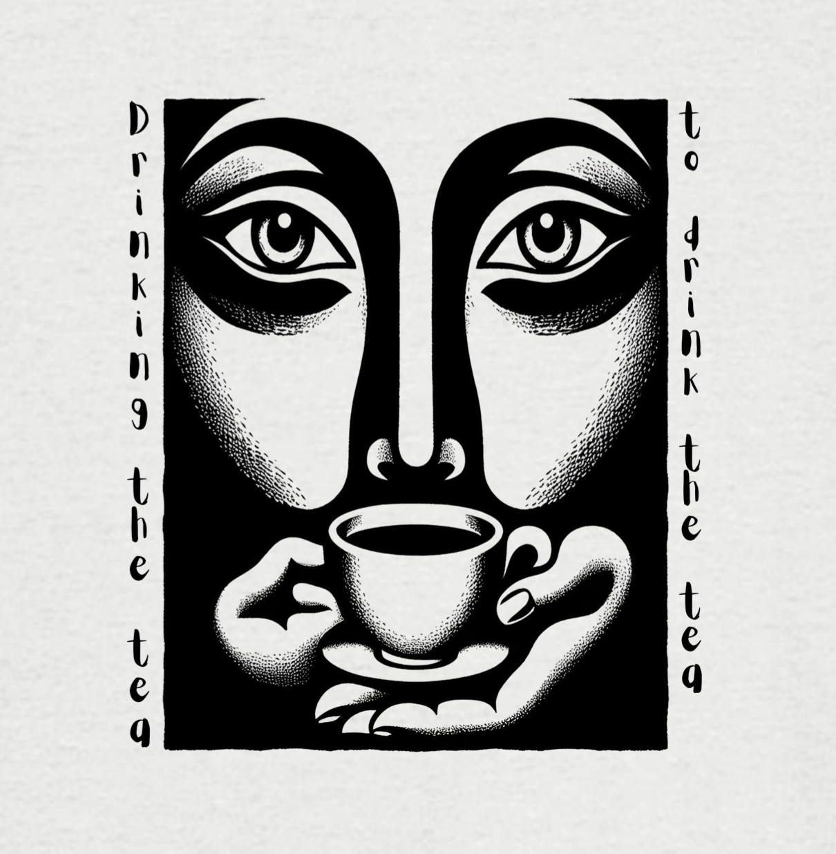 Drinking the tea, to drink the tea