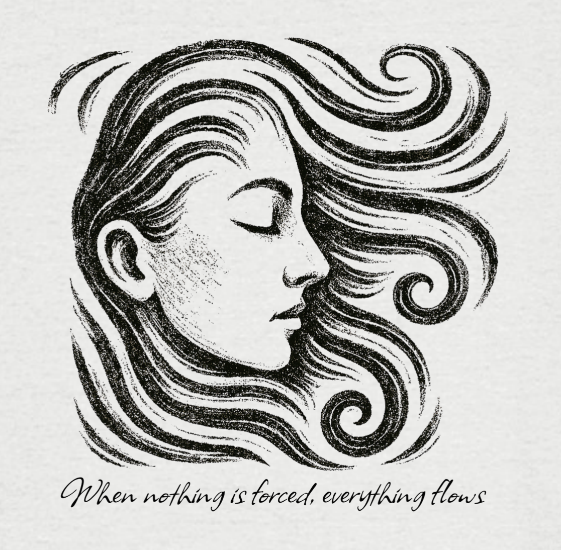 When nothing is forced, everything flows